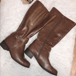 Brown Leather Boots
